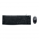 TECLADO  MOUSE LOGITECH MK200 NEGRO PC